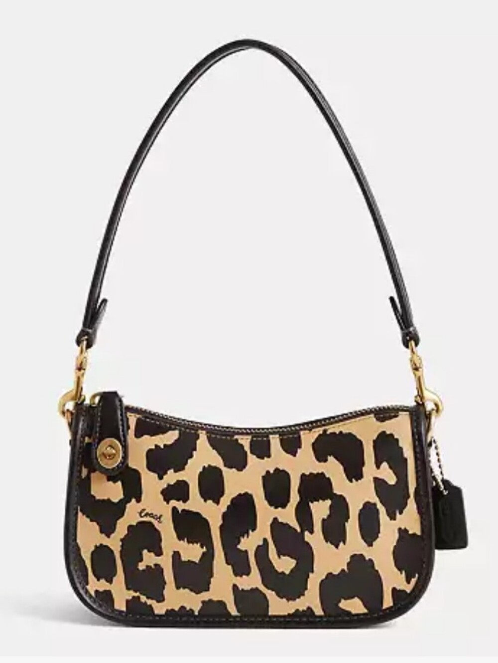 NWT COACH Swinger Bag 20 With Leopard Print